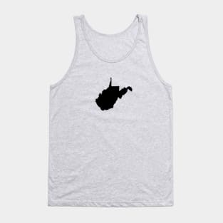 Black West Virginia Tank Top